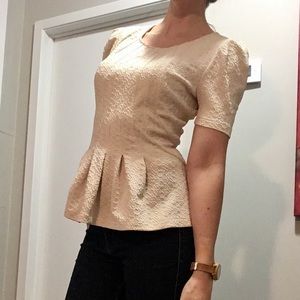 Structured Peplum Top